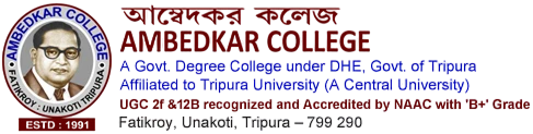 Ambedkar College, Fatikroy logo